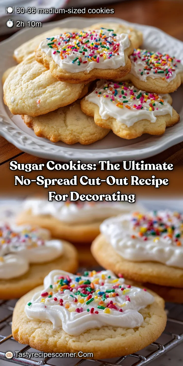 Sugar Cookies: The Ultimate No-Spread Cut-Out Recipe for Decorating