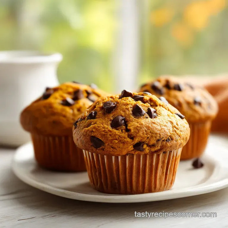 Chocolate Chip Pumpkin Muffin: Simple and Velvety