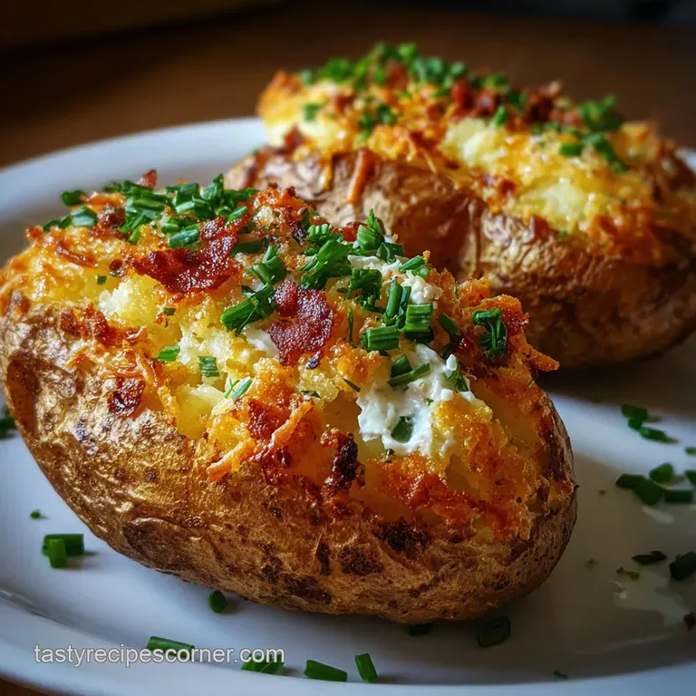 Air Fryer Baked Potatoes