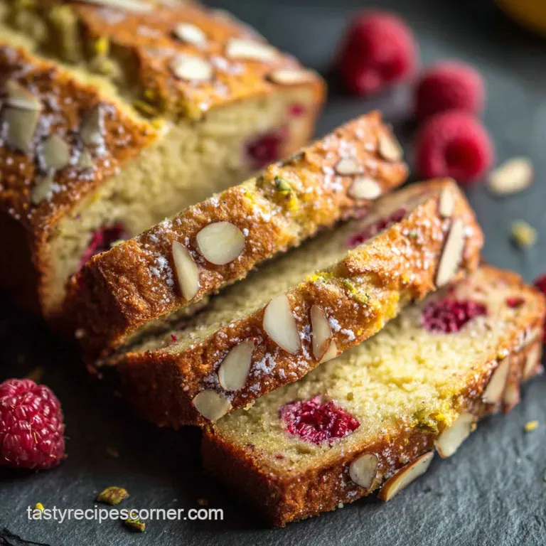 Almond Flour Recipes: The Easiest Zesty Lemon Raspberry Loaf