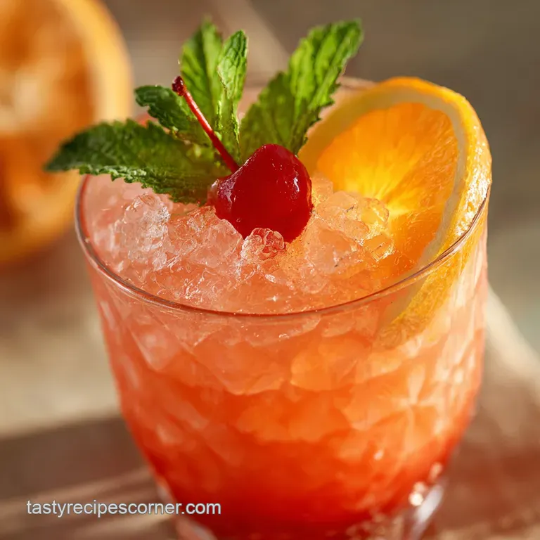 Hurricane Drink: Authentic New Orleans Cocktail Recipe presentation