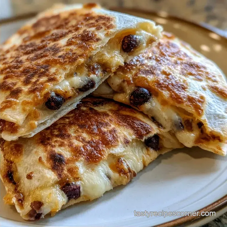 Black Bean and Cheese Quesadilla in 15 Minutes