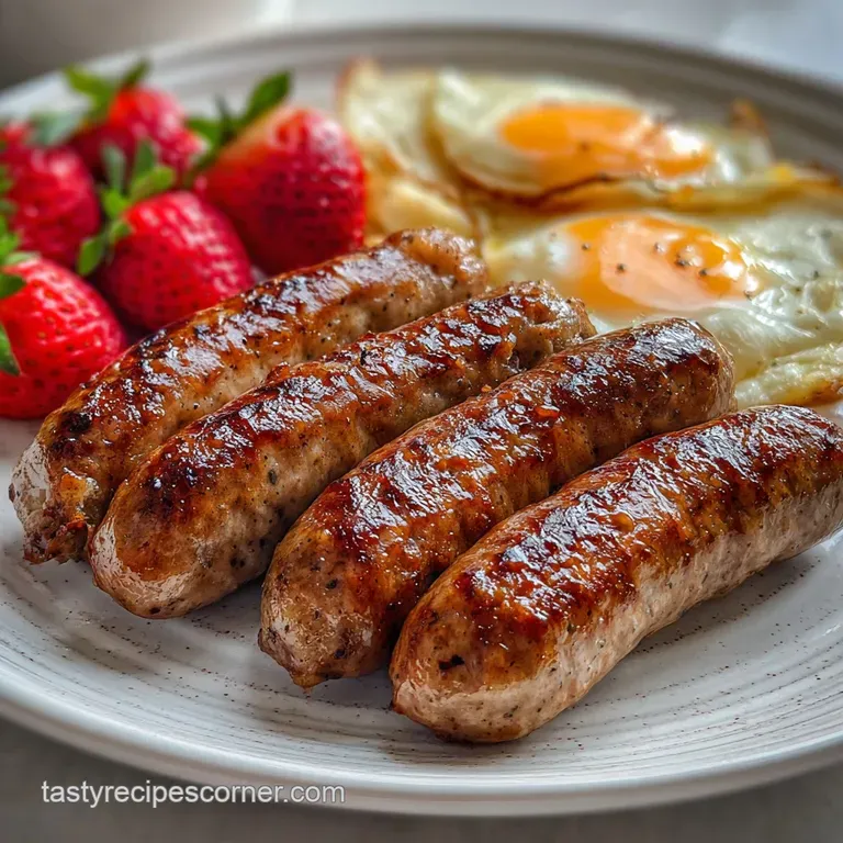 Breakfast Beef Sausage
