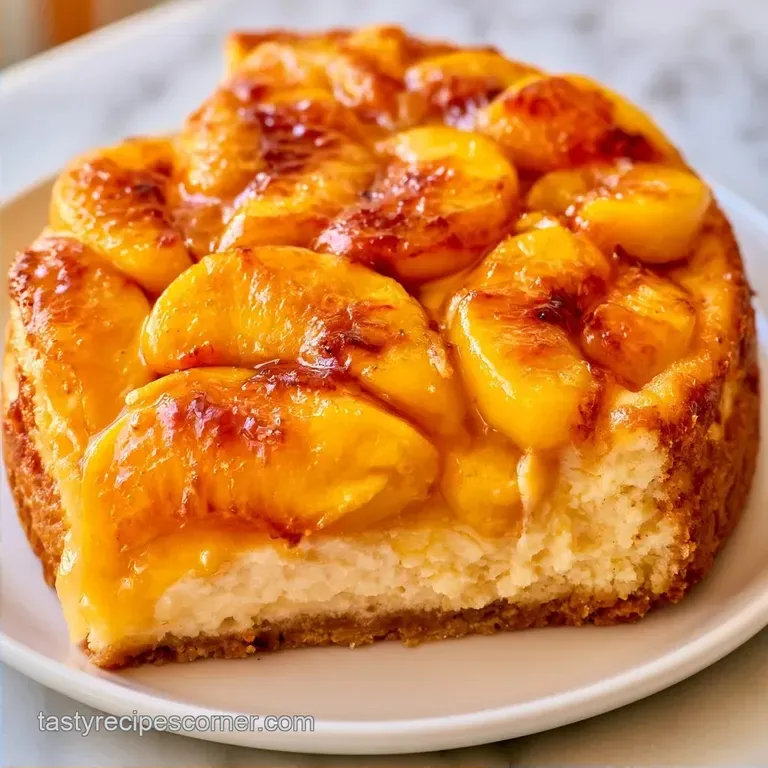 Brown Sugar Peach Icebox Cake Pioneer with Fresh Peaches
