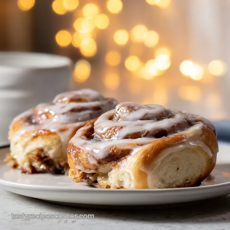Buttery Christmas Cinnamon Rolls