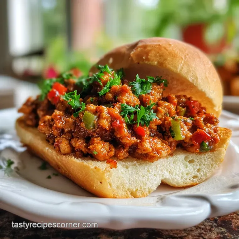 Cajun Chicken Sloppy Joes: Bold Southern Twist