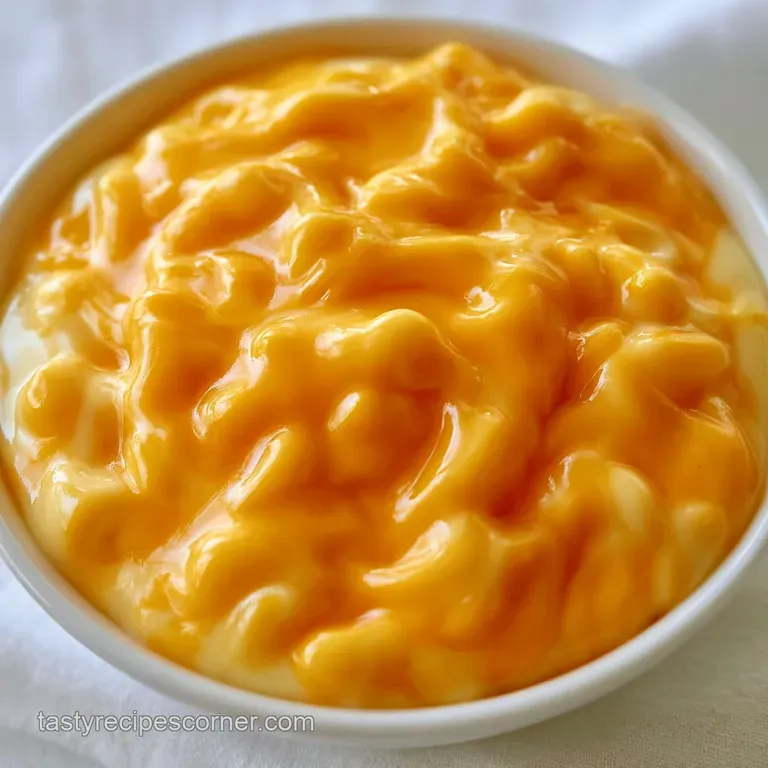 Cheddar Cheese Sauce: Velvety and Sharp