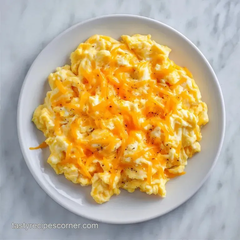 Fluffy Cheesy Scrambled Eggs: Soft and Rich