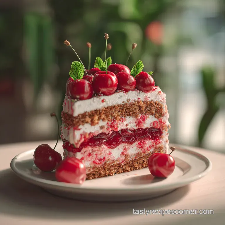 Cherry Limeade Layer Cake Recipe