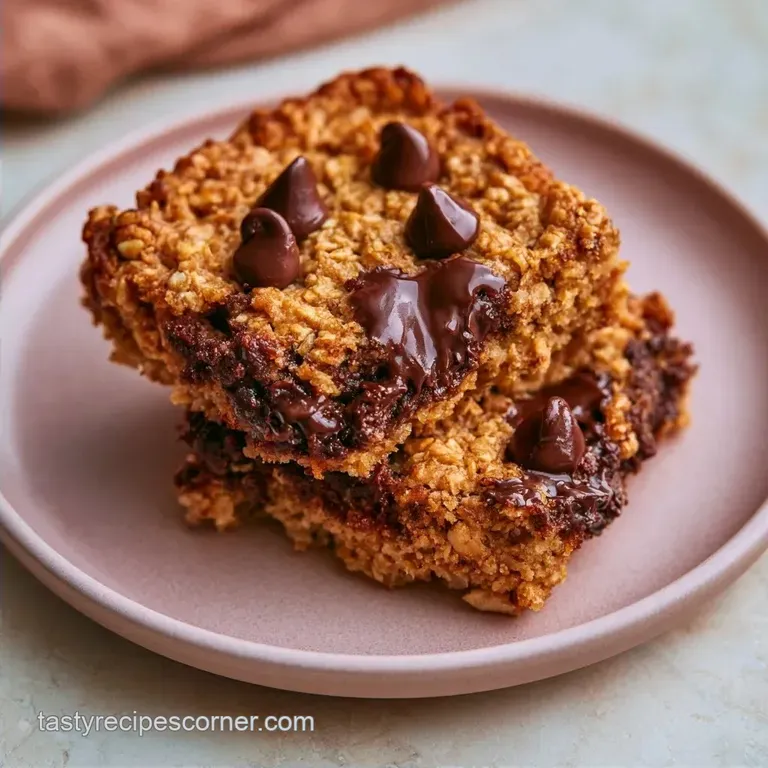 Chewy Oat Chocolate Chip Bars