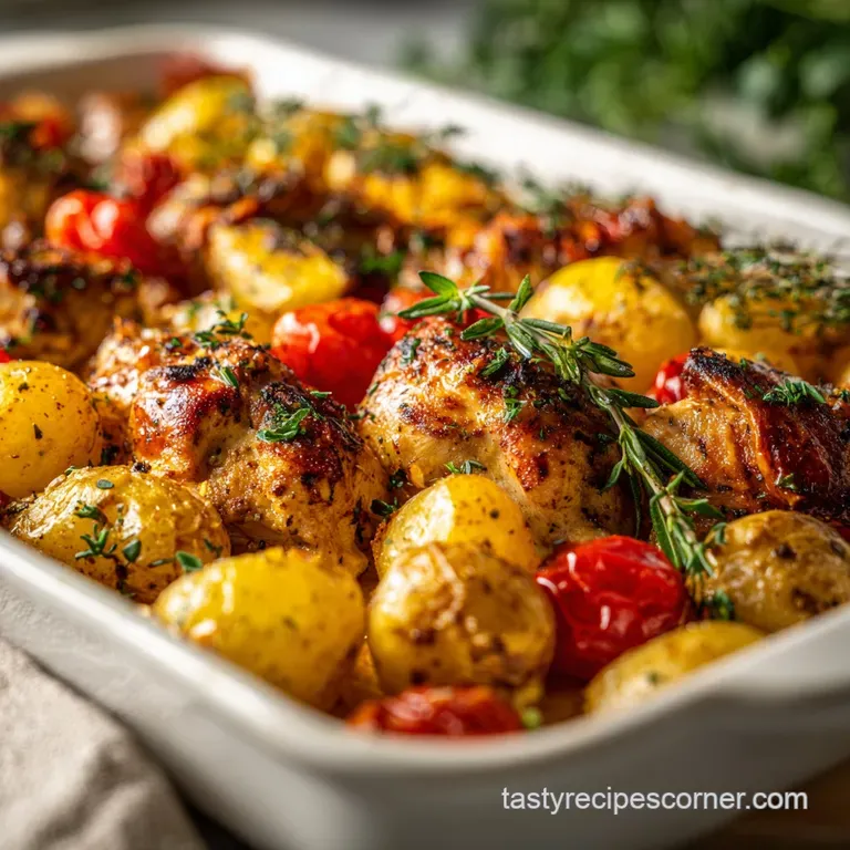 Chicken with Potato Baked