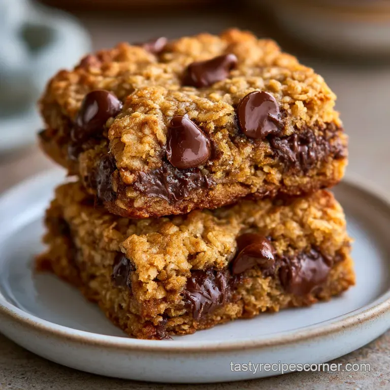 Chocolate Chip Granola Bars: Chewy and Dense