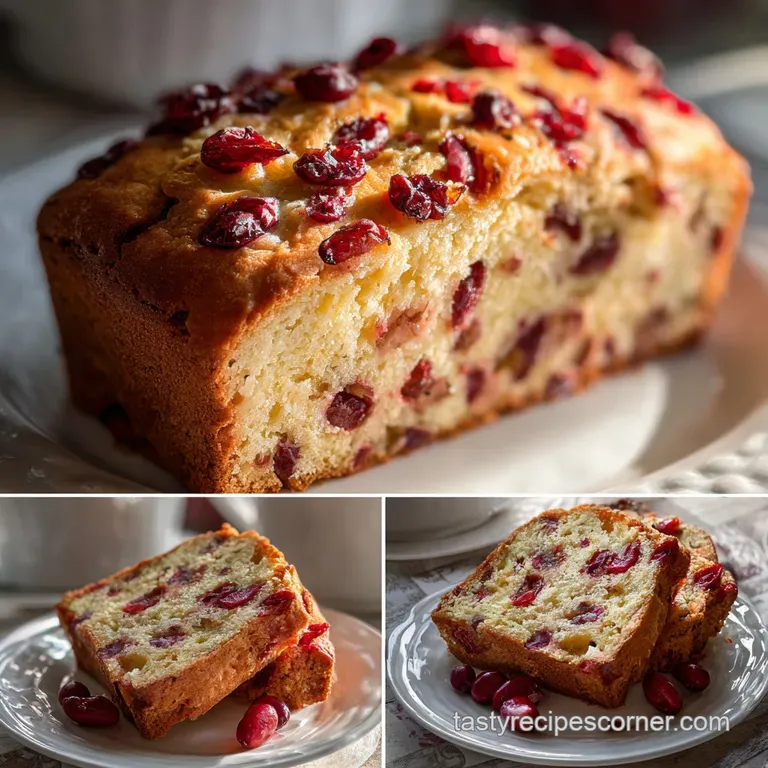 Traditional Christmas Cranberry Bread: Moist & Zesty