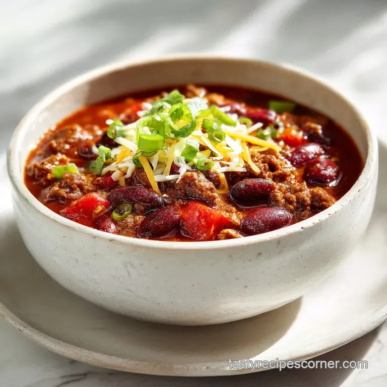 Classic Beef Chili