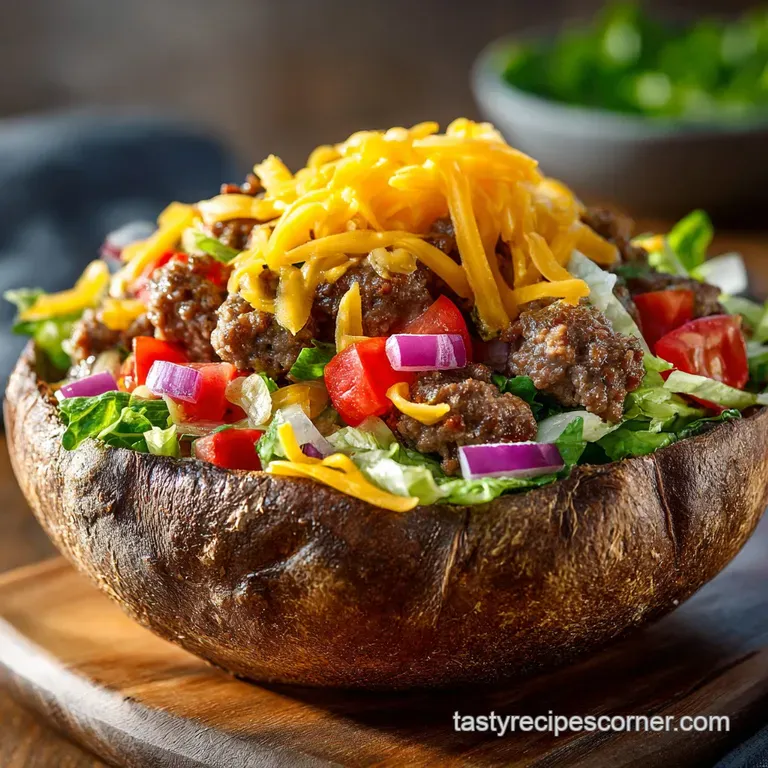 Burger Bowl: the Cheeseburger Done Right with Signature Special Sauce presentation