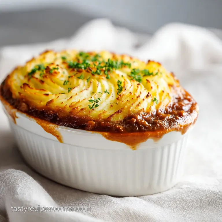 Shepherd s Pie: Classic Ground Lamb and Potato Crust