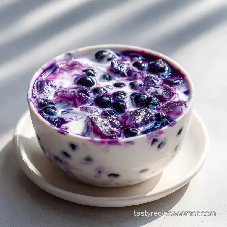 Butterfly Pea Boba Tea with Coconut Milk