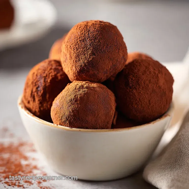 Glossy dark chocolate spheres on a gray slate board, paired with a steaming espresso and roasted coffee beans.