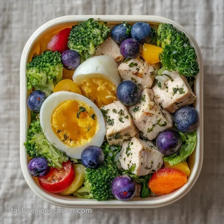 Cold Bento Box Lunch: Protein-Packed and Fresh
