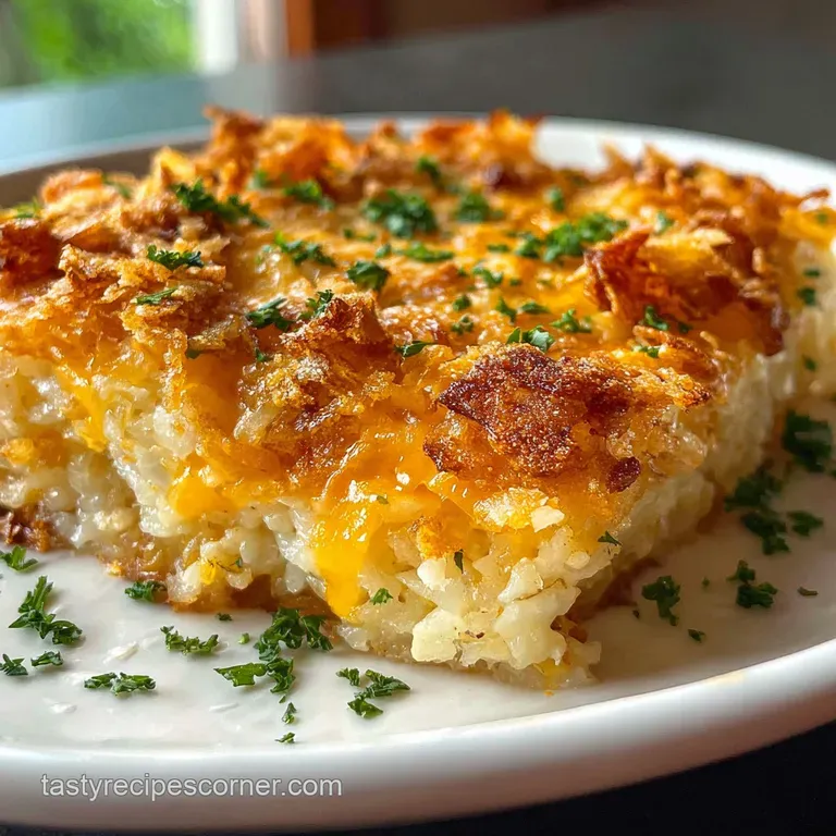 Copycat Cracker Barrel Hashbrown Casserole