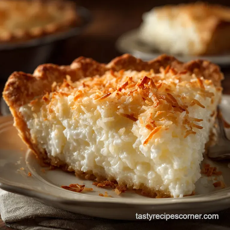 Coconut Pie with Cream of Coconut: The Ultimate Rich Silky Custard