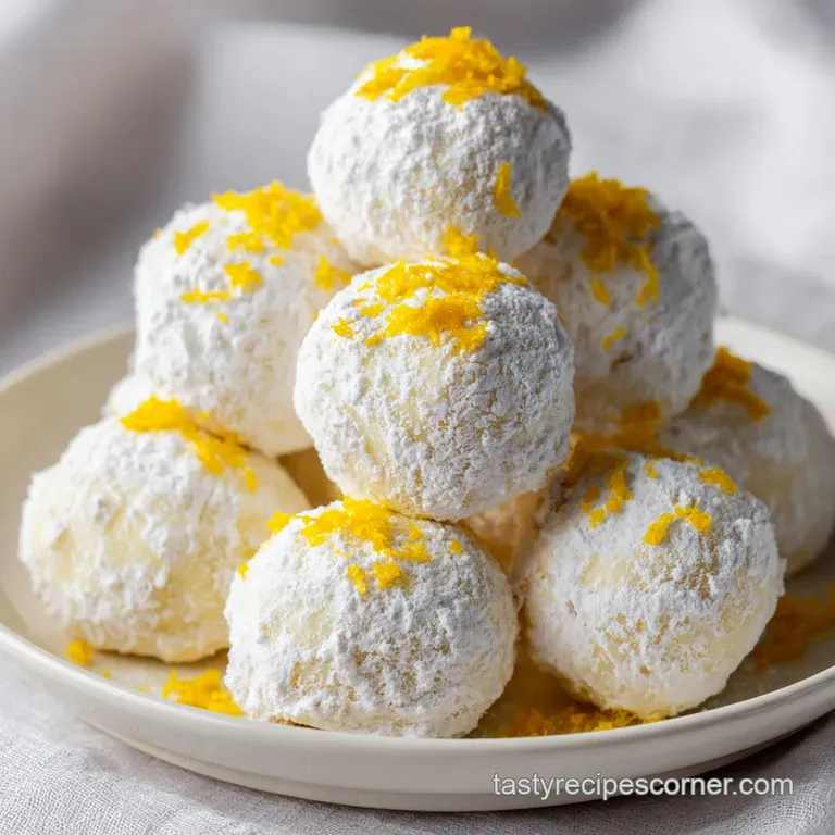 Lemon Truffles: Velvety and Bright