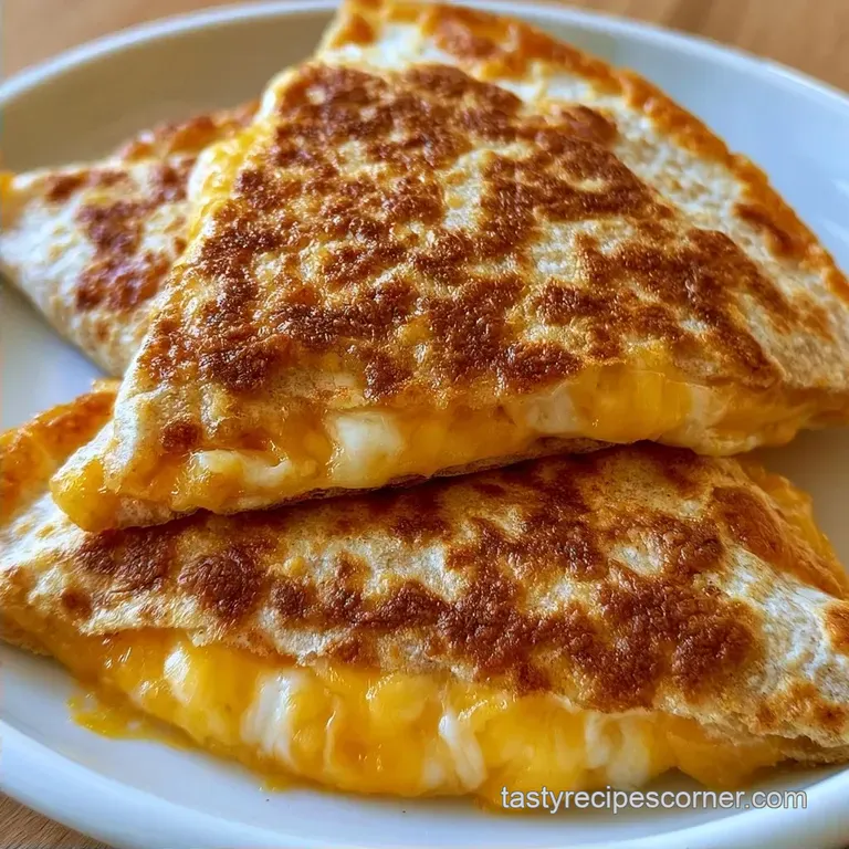 Crispy Cheese Quesadilla