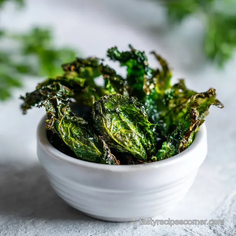 Crispy Oven Baked Kale Chips