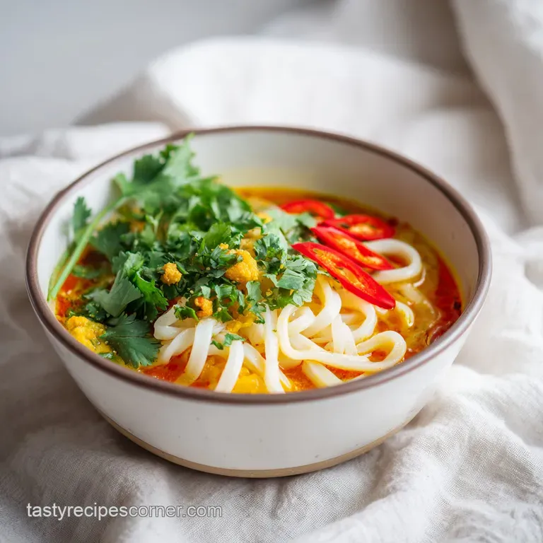 Curry Udon Noodle Soup: Creamy and Spiced