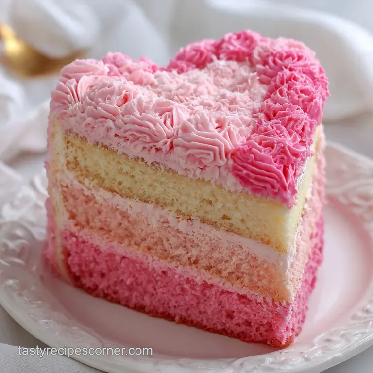 Insanely Cute Galentines Party Cake Idea with Pink Frosting