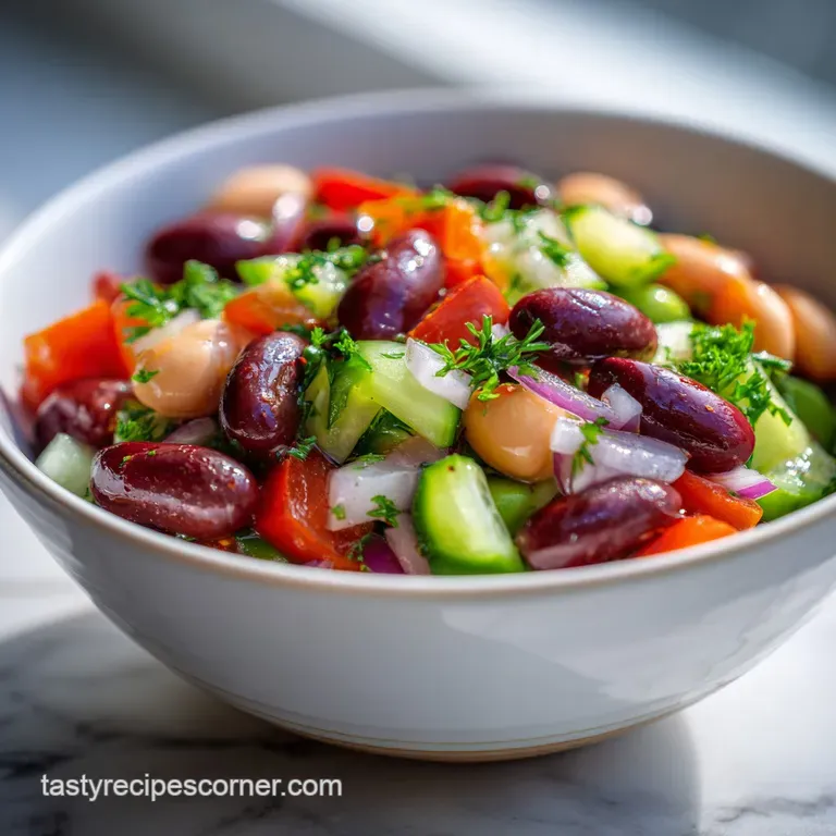 Dense Bean Salad Recipe