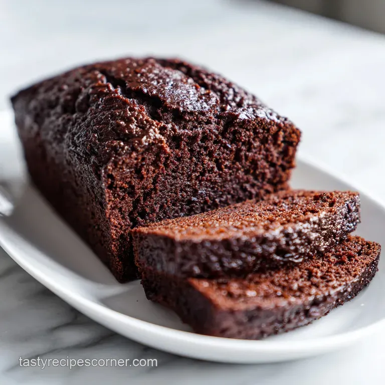 Double Chocolate Zucchini Bread: Fudgy and Moist