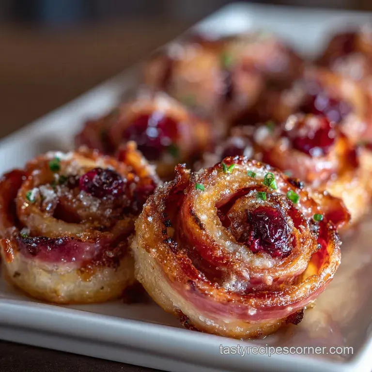 Elegant, chilled appetizer slices neatly fanned out on a white plate. Garnished with a delicate sprig of herbs, creating a...