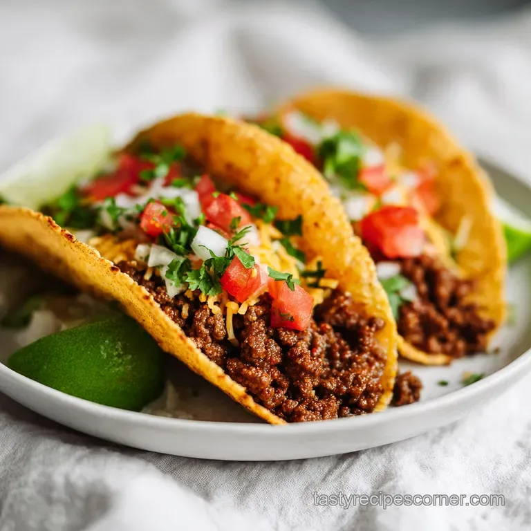 Ground Beef Tacos: Velvety and Spice-Kissed