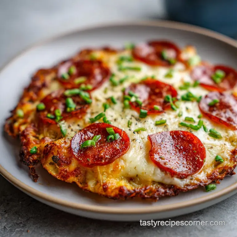 Easy Keto Pizza Chaffles: Crispy and Savory