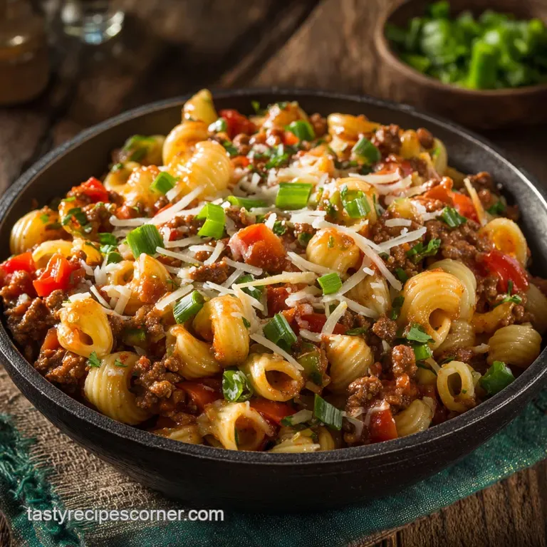 American Chop Suey: the Ultimate New England Comfort (Goulash Style) presentation
