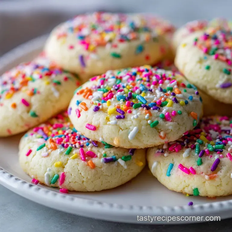 Egg Sprinkle Cookies: Buttery and Velvety