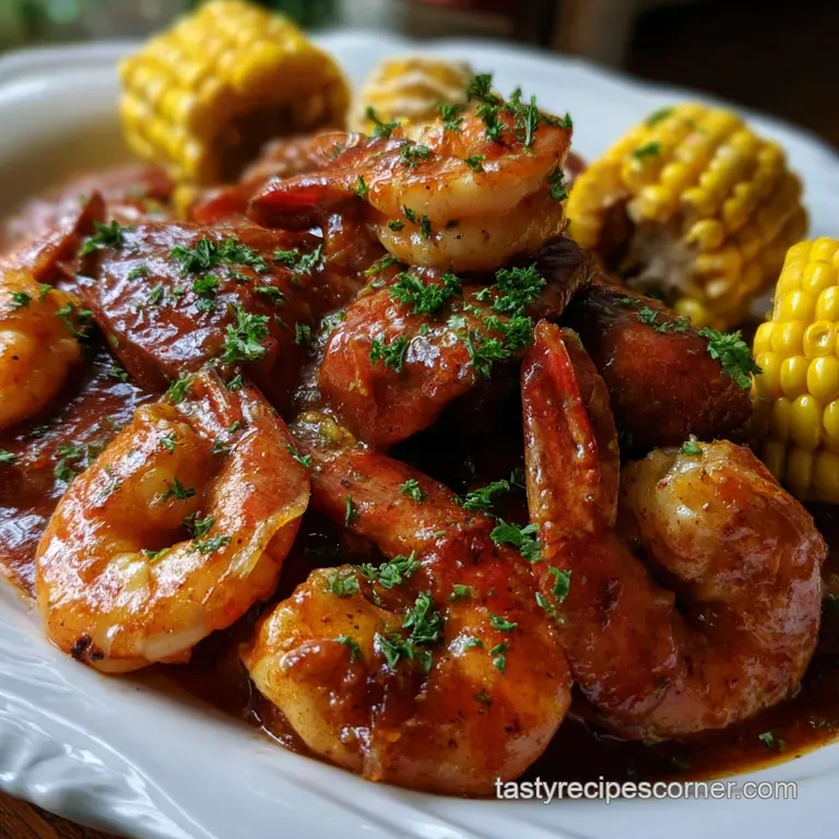 Seafood Boil Sauce: Kings Ransom Butter Glaze presentation