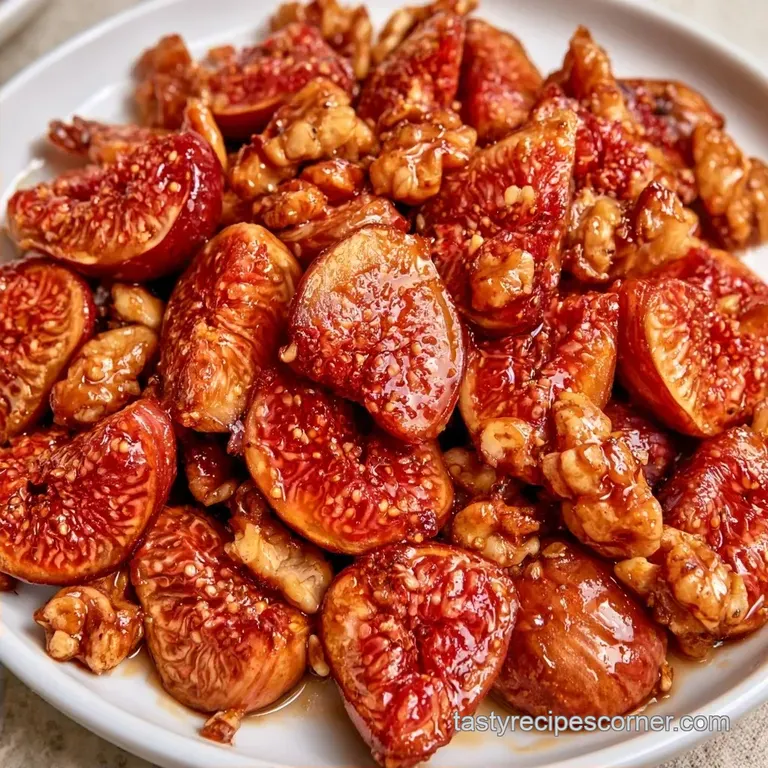 Healthy Fresh Fig Walnut Snack