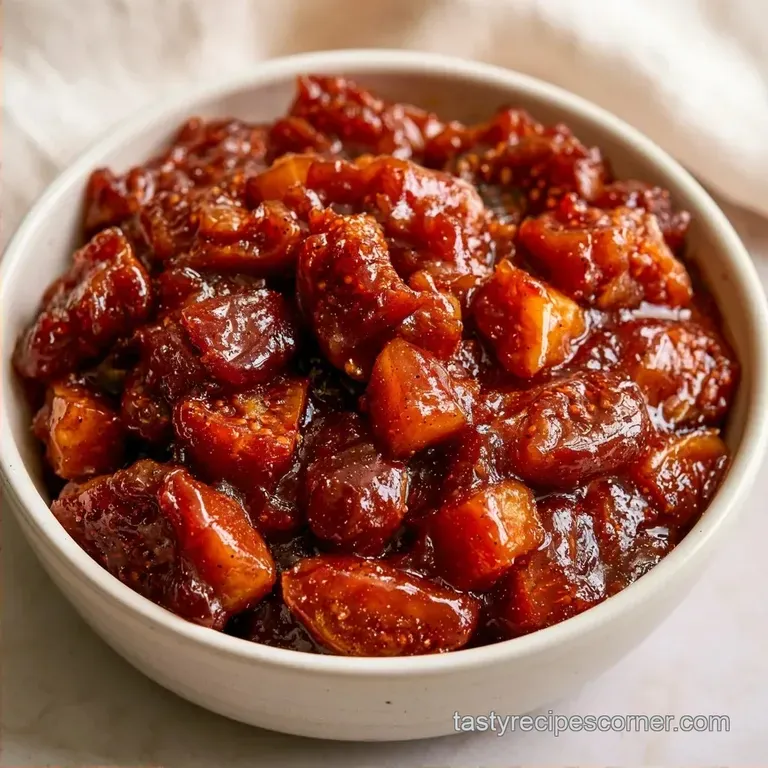 Low-Sugar Fresh Fig Jam with Vanilla