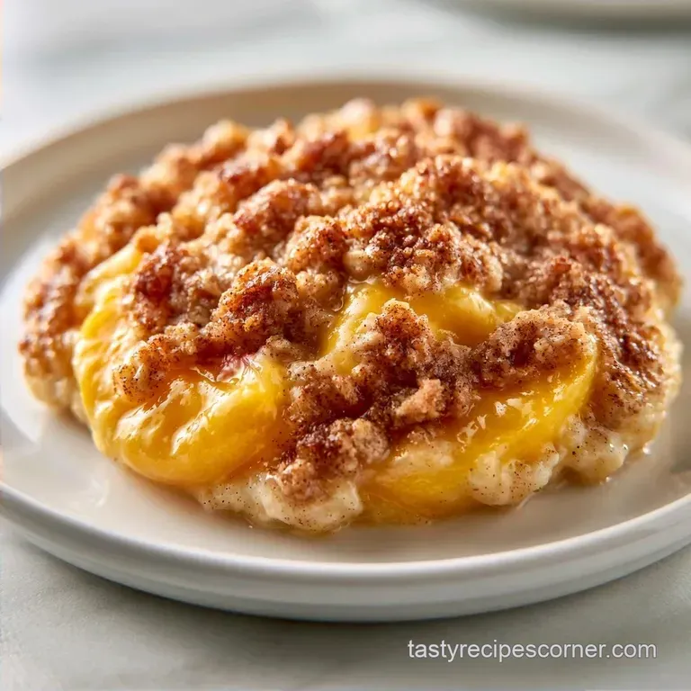 Peach Crisp Recipe with Fresh Peaches
