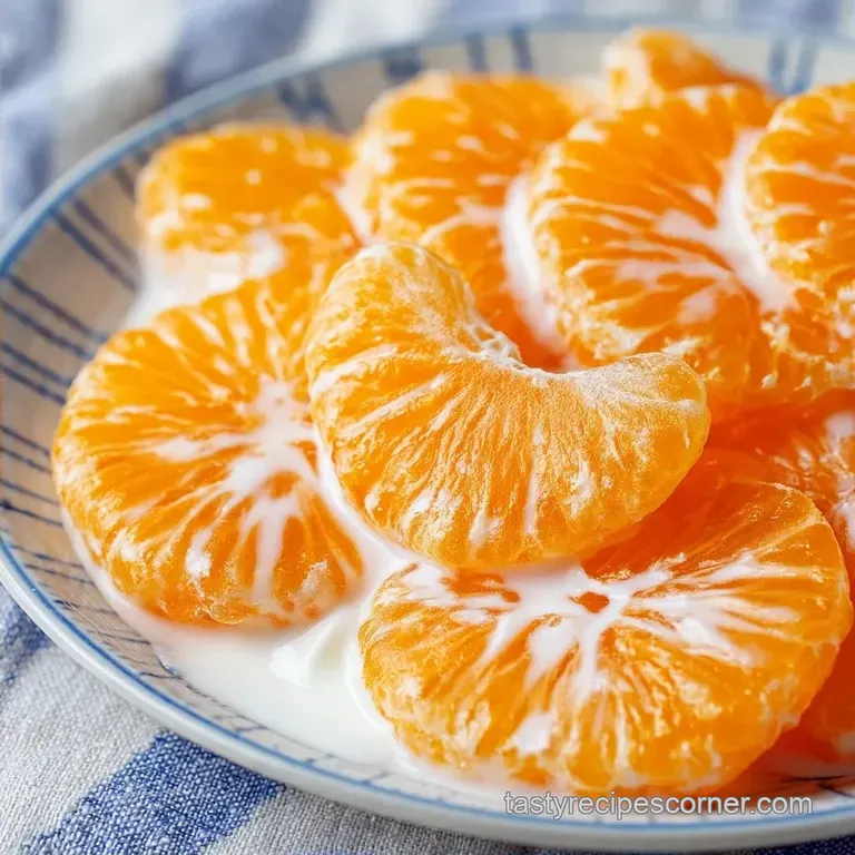 Frozen Mandarin Oranges: Creamy Protein Snack