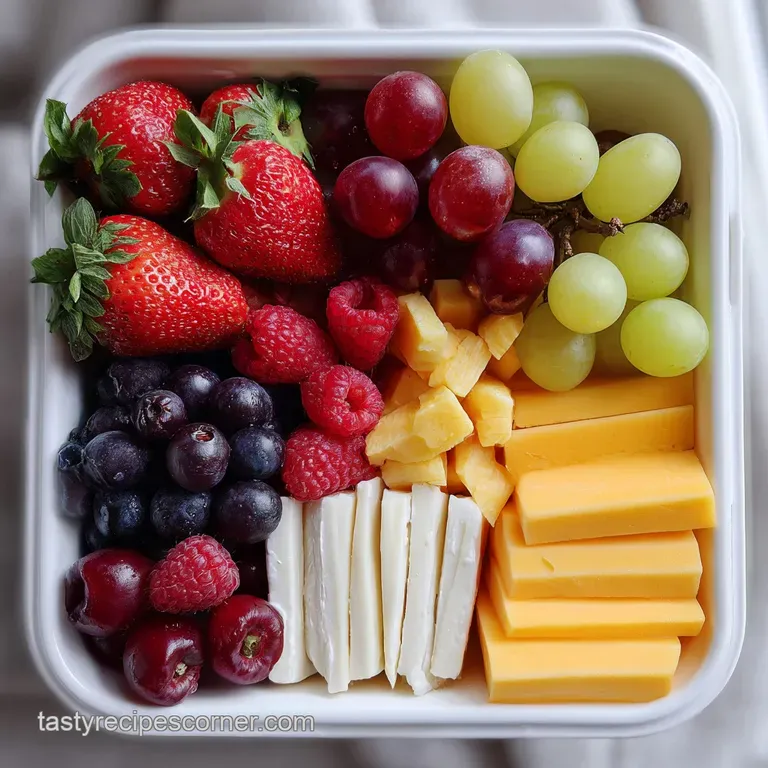 Fruit and Cheese Bento Box
