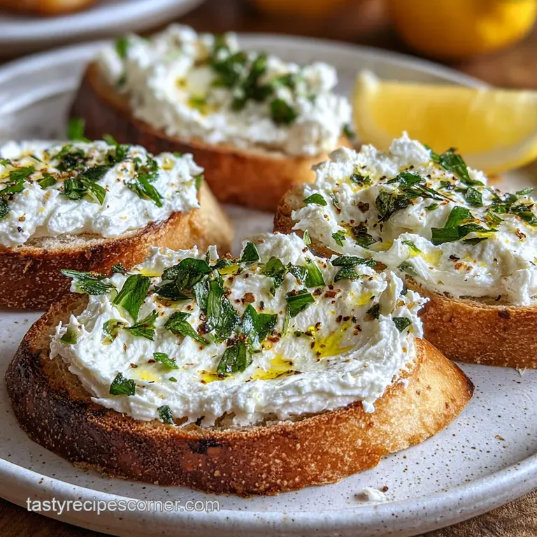 Appetizer Recipe with Garlic and Herbs
