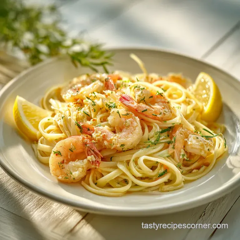 Shrimp Scampi Pasta: Lemon Garlic and Savory