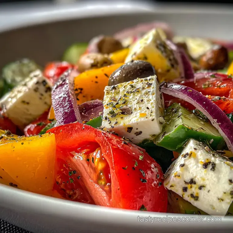 Authentic Greek Salad Recipe