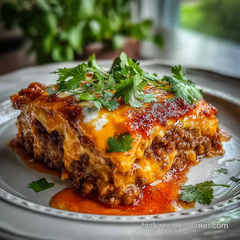 Ground Beef Enchilada Casserole Recipe