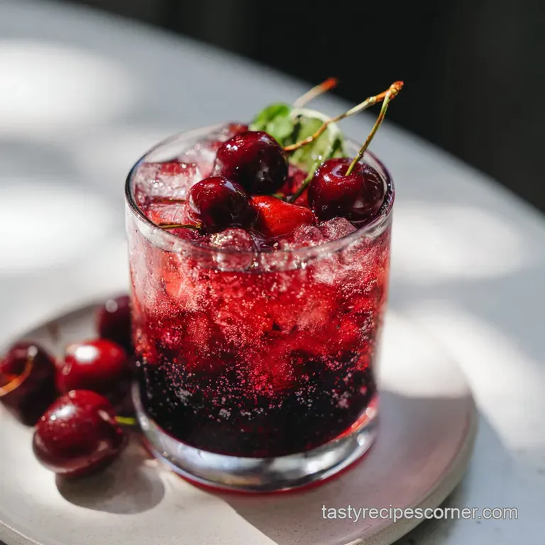 Halloween Mocktails: Shimmering Dark Fruit