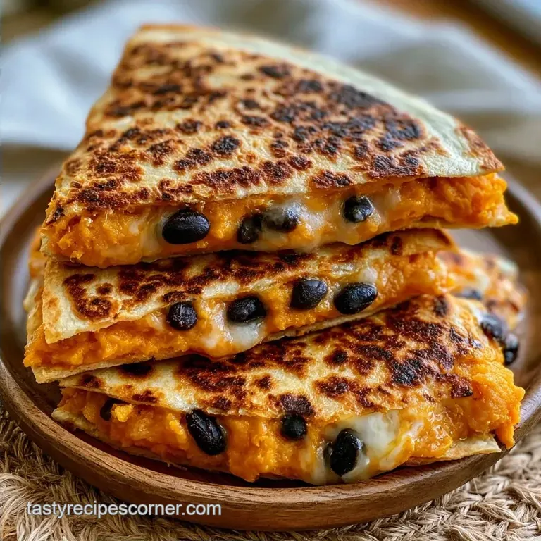 Sweet Potato Quesadilla: Crispy and Nutrient-Dense