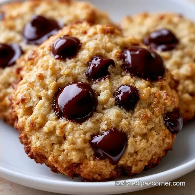 High Fiber Chip Cookies: Chewy and Low-Sugar